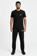 Men’s Dry-Fit Tracksuit-Full Black #168 - Superwear